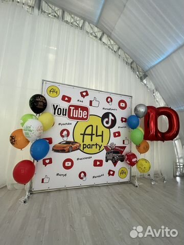 Банер на день рождения фотозона