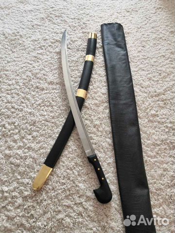 Шашка кавказская в латуни