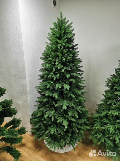 Искусственная елка литая без пвх 2,1 м