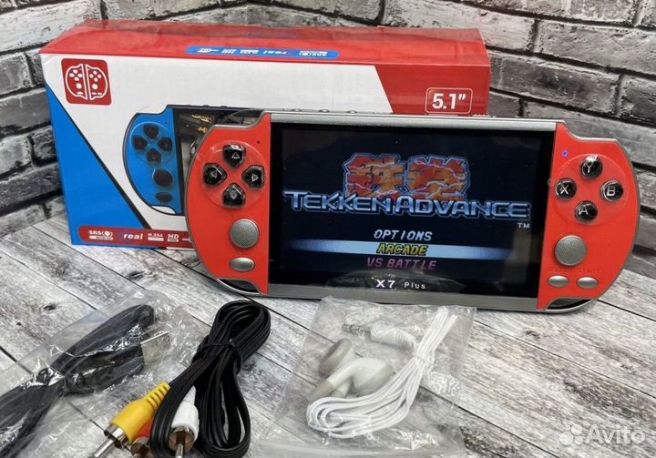 Портативная игровая приставка с большим экраном