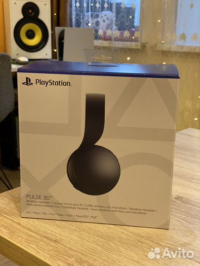 Наушники Sony Pulse 3D, Black. Полный комплект