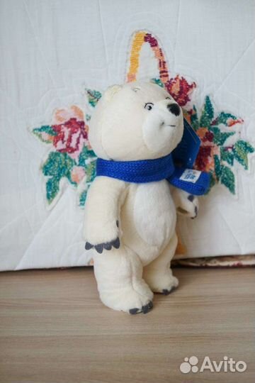 Мягкая игрушка мишка олимпийский (Сочи 2014)