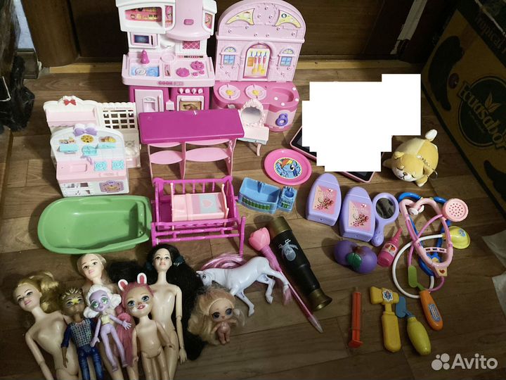 Большой пакет игрушек