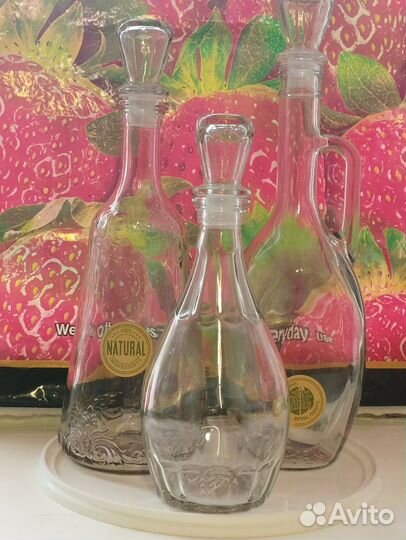 Бутылка стеклянная