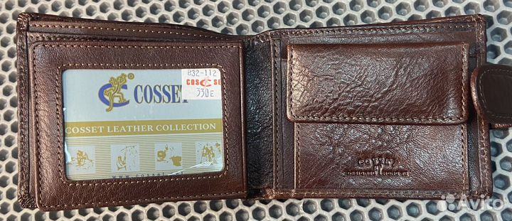 Cosset Мужской кошелек портмоне натуральная кожа