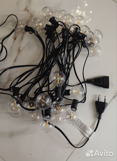 Гирлянда светодиодная Led роса ретро