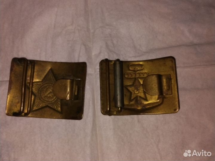 Солдатские пряжки СССР