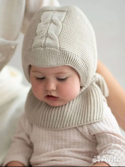 Шапка шлем Журавлик 36-38 зима