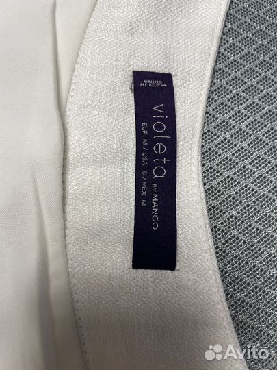 Платье лен Violeta by Mango Размер М