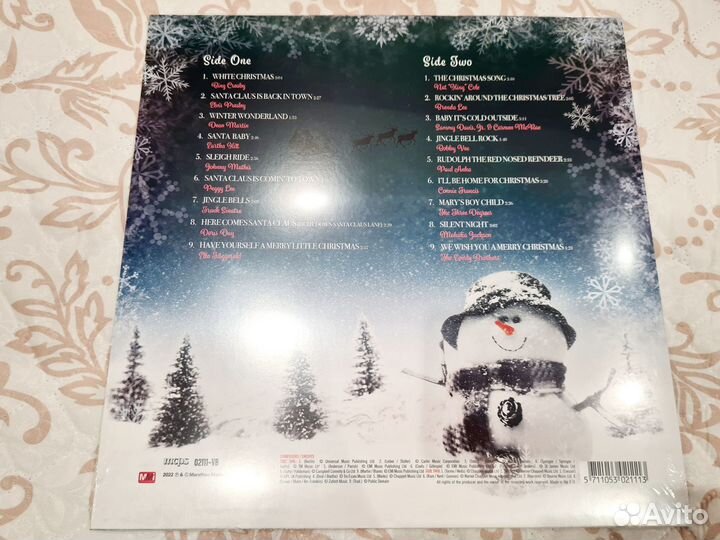 Виниловая пластинка Christmas Hits (LP, 180 gr)