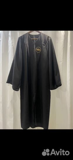 Мантия выпускника черная