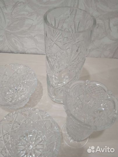 Вазы. Хрусталь СССР