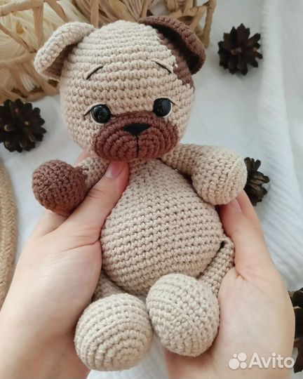 Игрушка собачка ручной работы на заказ