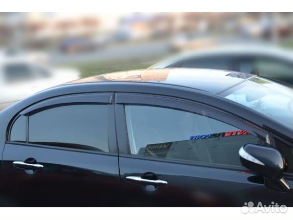 Дефлекторы боковых окон Honda Civic Седан 4-дв