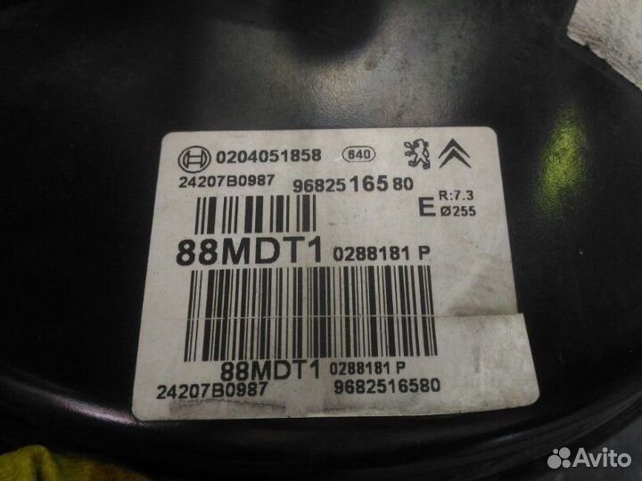 Вакуумный усилитель Peugeot 308 T75F02S 1600 2011