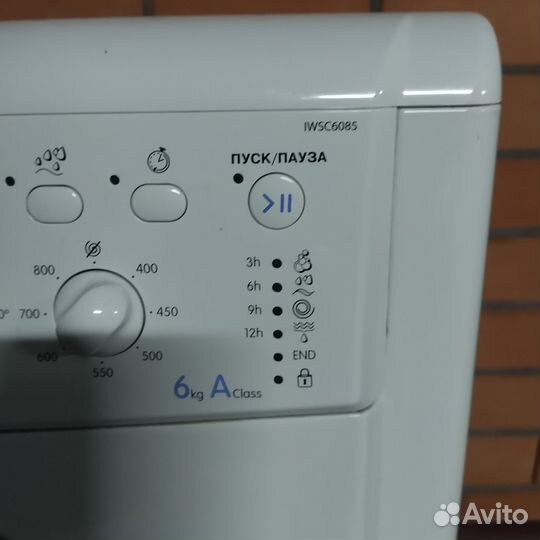 Стиральная машина indesit на 6 кг б/у