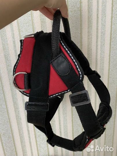 Поводок для крупных собак 5 м (широкий) +шлейка