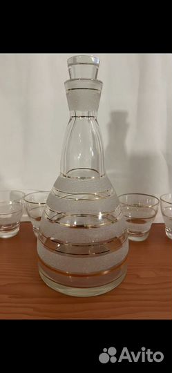Штоф графин со стопками СССР