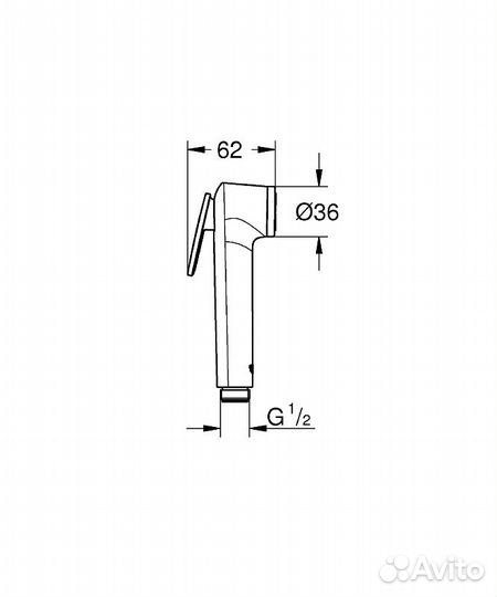 Гигиенический душ Grohe Tempesta-F Trigger Spray