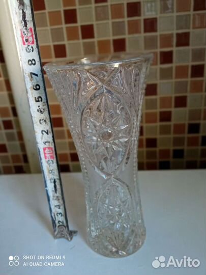 Ваза хрустальная СССР