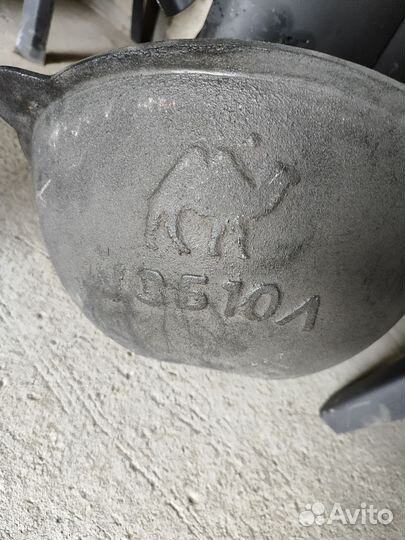 Казан чугунный узбекский 10 л + Печ с дымоходом