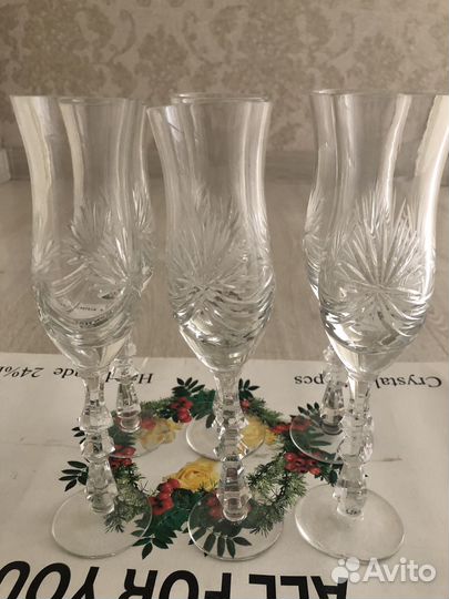 Хрустальные фужеры