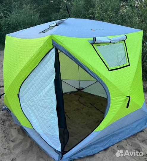 Мобильная баня палатка с печкой в аренду