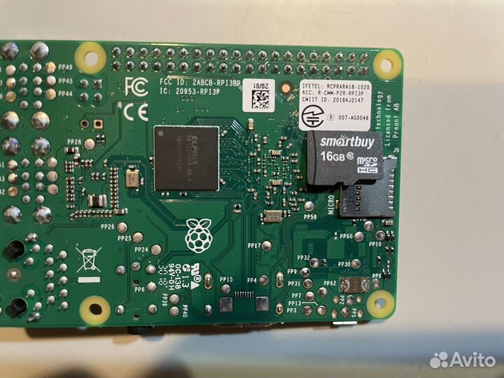 Микрокомпьютер Raspberry PI 3 Model B+