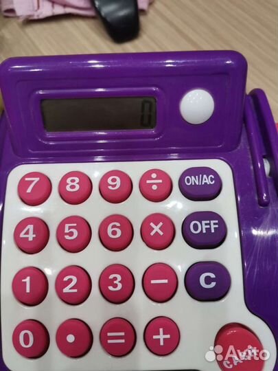 Детская касса игра, как в магазине