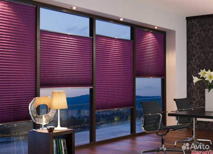 Шторы Плиссе солнцезащитные