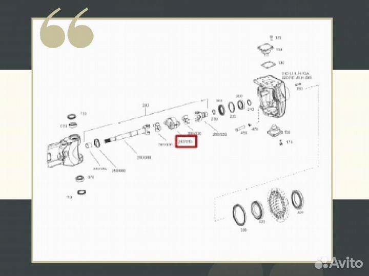 Корпус крестовин ZF