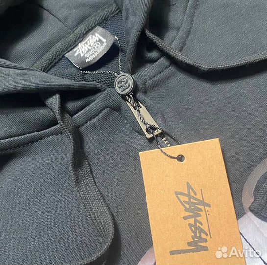 Зип худи Stussy рефлектив