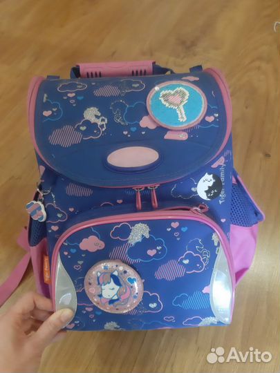 Рюкзак школьный для девочки бу