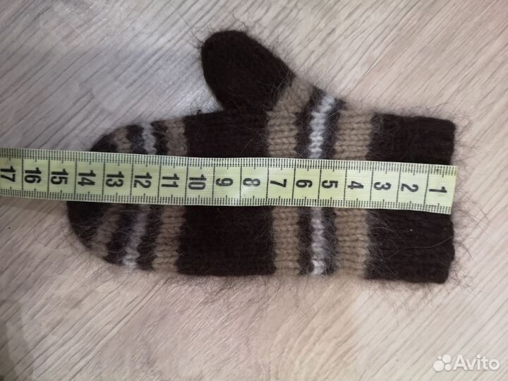 Варежки пух норки на 3-4 года