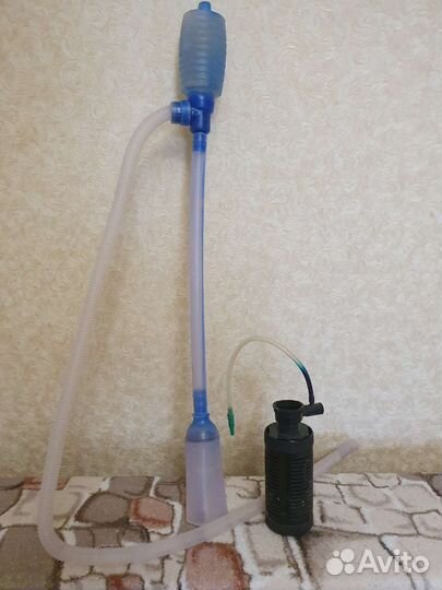 Аквариум на 60 л с крышкой, лампой, фильтром