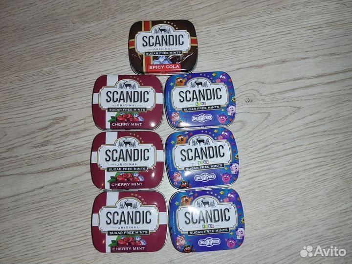 Банки из под конфет scandic