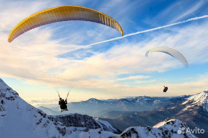 Полет на параплане