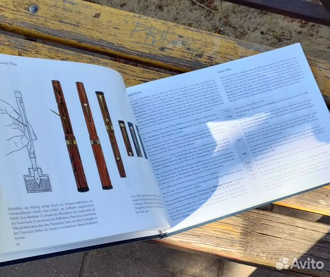 Иллюстрированная книга про ручки Kaweco