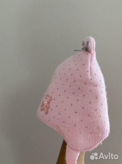Одежда для новорожденных. Шапка на выписку