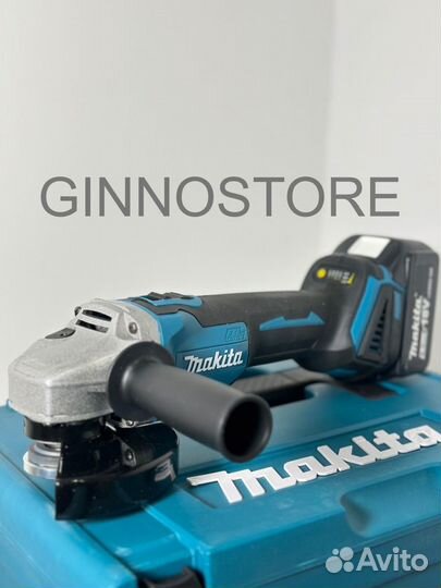 Аккумуляторная болгарка 18v makita комплект