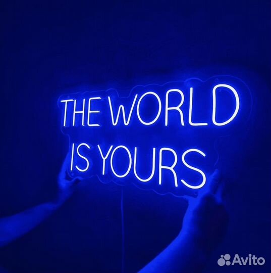 Вывеска из неона / Оформление неоном