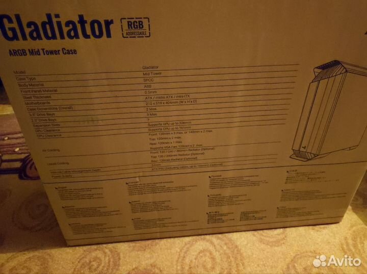 Корпус AeroCool Gladiator Новая