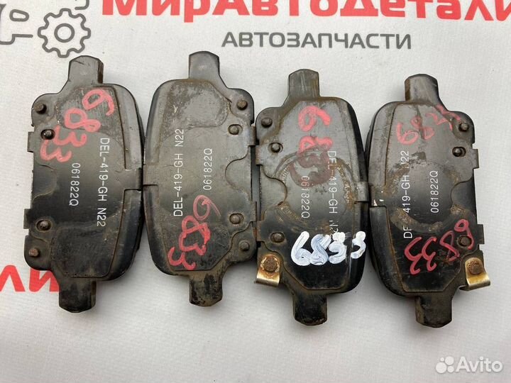 Тормозные колодки зад. Chevrolet Equinox 3 2018