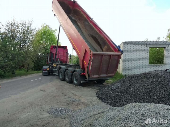 Песок щебень доставка
