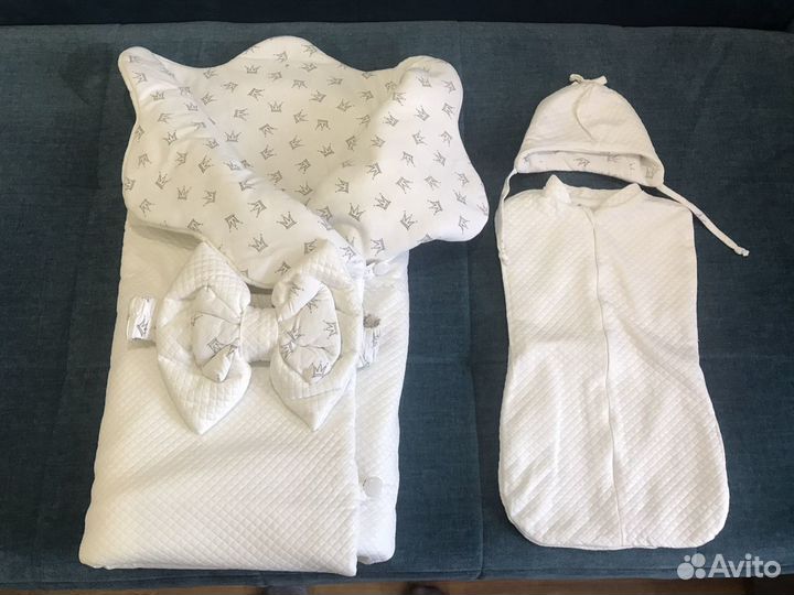 Конверт одеяло на выписку зима