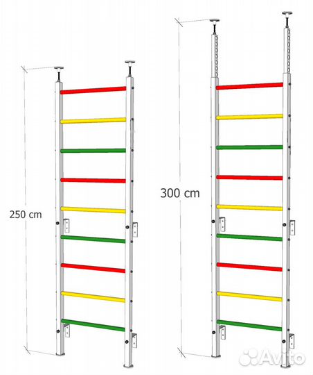 Купить шведскаую стенку в распор R 2