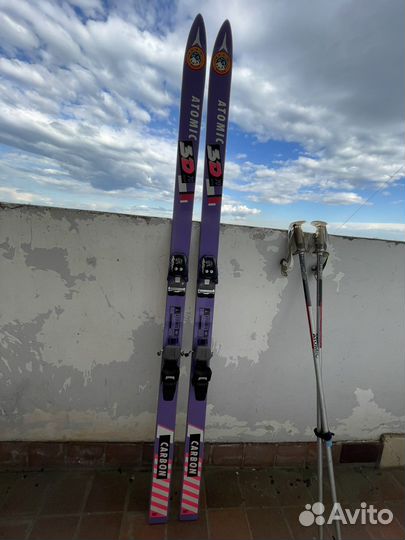 Горные лыжи Atomic carbon 3D 70 system 180см