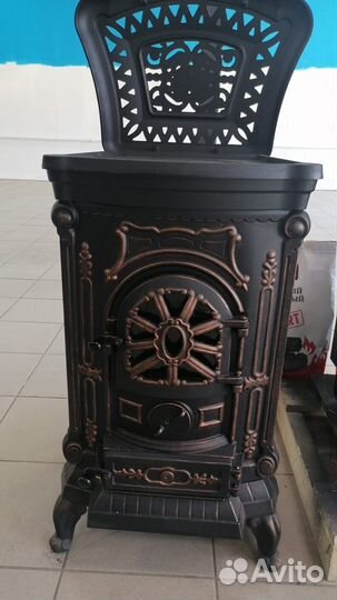 Печь-камин Олимп Платина