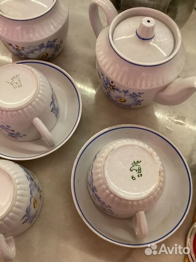 Сервиз чайный предметы