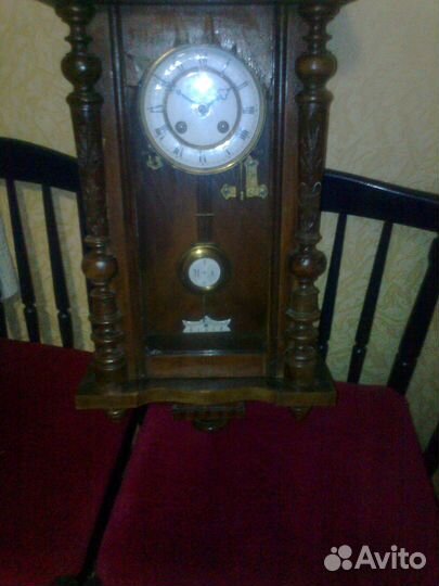 Старинные настенные часы М.рамъ